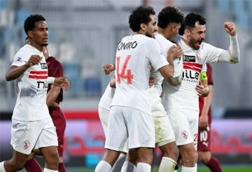 الزمالك المصري يتعادل مع شباب بلوزداد الجزائري ويبلغ نهائي كأس الكونفدرالية