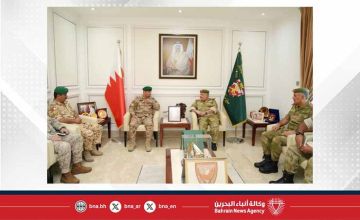 مدير أركان الحرس الوطني يستقبل قائد قوات درع الجزيرة المشتركة