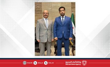 وزير الصحة بالجمهورية العربية السورية يستقبل سفير مملكة البحرين في دمشق
