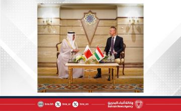 وزير الخارجية يلتقي مع وزير الشؤون الخارجية والتجارة في المجر