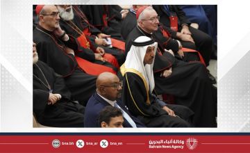 رئيس مجلس أمناء مركز الملك حمد العالمي للتعايش والتسامح يشارك في احتفال الذكرى الستين لوثيقة نوسترا أيتاتي بالفاتيكان رئيس مجلس أمناء مركز الملك حمد العالمي للتعايش والتسامح يشارك في احتفال الذكرى الستين لوثيقة نوسترا أيتاتي بالفاتيكان