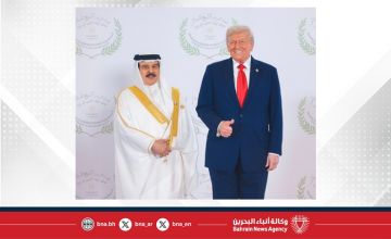 جلالة الملك المعظم يلتقي الرئيس الأمريكي ويشيد بجهوده في التوصل إلى اتفاق السلام في غزة