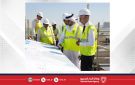 وزير الأشغال يتفقد سير أعمال مشروع الجسر الرابط بين جسر الشيخ عيسى بن سلمان وشارع 105 في البسيتين - bh