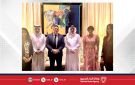وزير العدل والشؤون الإسلامية والأوقاف يستقبل الرئيس المشارك لقسم التحكيم الدولي في شركة المحاماة العالمية الرائدة بول هستينغز - bh