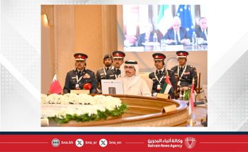 خلال مشاركته في الاجتماع السادس لوزراء الداخلية بالدول الأعضاء في التحالف الأمني الدولي.. وزير الداخلية يعرب عن شكره وتقديره للفريق سمو الشيخ سيف بن زايد لحضور سموه للتمرين الميداني الأول لدول التحالف في البحرين خلال مشاركته في الاجتماع السادس لوزراء الداخلية بالدول الأعضاء في التحالف الأمني الدولي.. وزير الداخلية يعرب عن شكره وتقديره للفريق سمو الشيخ سيف بن زايد لحضور سموه للتمرين الميداني الأول لدول التحالف في البحرين