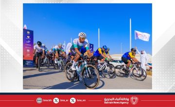 منافسة مثيرة في المرحلة الثانية من طواف ناصر بن حمد للهواة للدراجات الهوائية