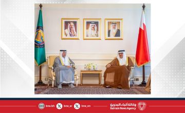 وزير الخارجية يجتمع مع الأمين العام لمجلس التعاون لدول الخليج العربية