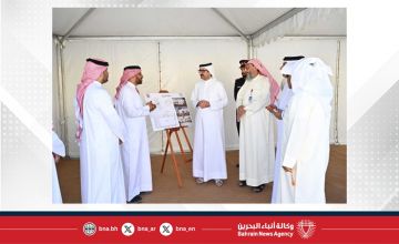 محافظ المحافظة الجنوبية يتفقد عدد من المشاريع الخدمية والتنموية بمدينة الرفاع