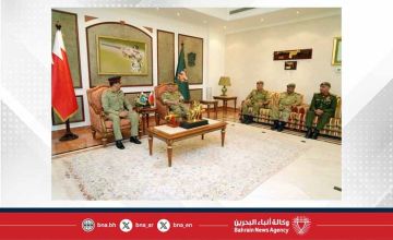 مدير أركان الحرس الوطني يستقبل رئيس الأركان العامة للقوات المسلحة الباكستانية