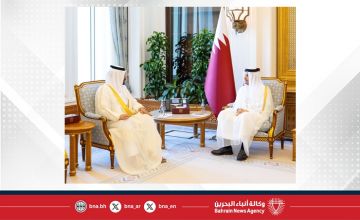 جلالة الملك المعظم يبعث برسالة خطية إلى أمير دولة قطر جلالة الملك المعظم يبعث برسالة خطية إلى أمير دولة قطر