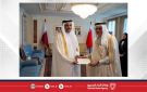 وزير الخارجية يتسلم نسخة من أوراق اعتماد سفير دولة قطر المعين لدى مملكة البحرين