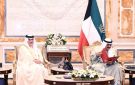 أمير الكويت يتسلم رسالة خطية من ملك البحرين