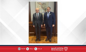 وزير الخزانة والمالية بالجمهورية التركية يستقبل سفير مملكة البحرين في أنقرة وزير الخزانة والمالية بالجمهورية التركية يستقبل سفير مملكة البحرين في أنقرة