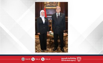 رئيس مجلس الشيوخ بجمهورية مصر العربية يلتقي سفيرة مملكة البحرين في القاهرة