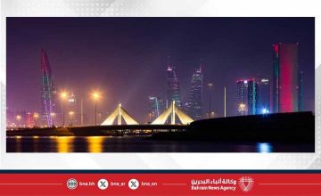 مملكة البحرين تزدان بألوان علم الإمارات احتفالا بذكرى عيد الاتحاد لدولة الإمارات العربية المتحدة الشقيقة