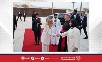 مركز الملك حمد العالمي للتعايش والتسامح ينظم زيارة لدولة رئيسة وزراء الجمهورية الإيطالية لكاتدرائية سيدة شبه الجزيرة العربية مركز الملك حمد العالمي للتعايش والتسامح ينظم زيارة لدولة رئيسة وزراء الجمهورية الإيطالية لكاتدرائية سيدة شبه الجزيرة العربية