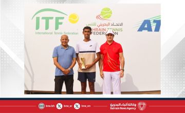 في ختام الأسبوع الثالث من سلسلة بطولات الاتحاد الدولي للتنس للناشئين.. الهندي باباركر والروسية بازديروفا يتوجان بلقبي فردي الأولاد والفتيات في ختام الأسبوع الثالث من سلسلة بطولات الاتحاد الدولي للتنس للناشئين.. الهندي باباركر والروسية بازديروفا يتوجان بلقبي فردي الأولاد والفتيات