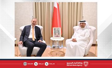 وزير النفط والبيئة يستقبل سفير جمهورية ألمانيا الاتحادية لدى مملكة البحرين بمناسبة انتهاء فترة عمله