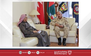 القائد العام لقوة دفاع البحرين يستقبل رئيس المجلس الأعلى للصحة القائد العام لقوة دفاع البحرين يستقبل رئيس المجلس الأعلى للصحة