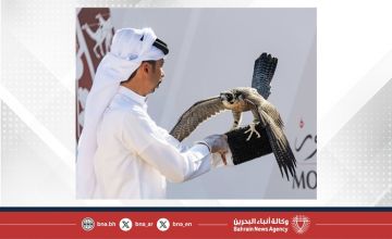 الصقار البحريني أحمد عبدالوهاب الهاجري يتوج بكأس محمد بن راشد لسباقات الصقور