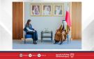 وزير المواصلات والاتصالات يستقبل سفيرة جمهورية مصر العربية لدى مملكة البحرين