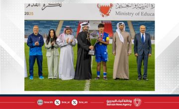 خالد بن حمد يتوج مركز ناصر العلمي والتقني بطلا لبطولة ناصر بن حمد لكرة القدم للمدارس الثانوية