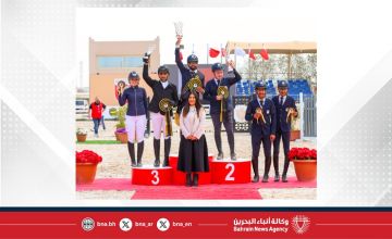 ضمن بطولة سمو الشيخ خالد بن حمد آل خليفة الدولية لقفز الحواجز..  الفارس حسين دادالله يحقق لقب المسابقتين الأولى والثالثة وسلطان الرميحي يكسب لقب الثانية