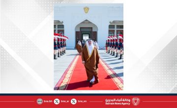 سمو ولي العهد رئيس مجلس الوزراء يغادر أرض الوطن متوجها إلى دولة قطر في زيارة أخوية سمو ولي العهد رئيس مجلس الوزراء يغادر أرض الوطن متوجها إلى دولة قطر في زيارة أخوية