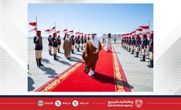 سمو ولي العهد رئيس مجلس الوزراء يعود إلى أرض الوطن قادما من دولة قطر بعد زيارة أخوية