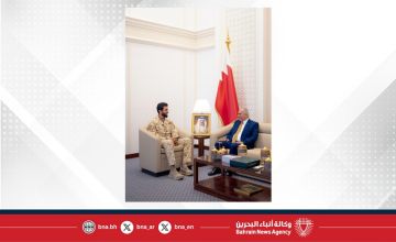 سمو الشيخ ناصر بن حمد آل خليفة يستقبل سفير دولة فلسطين لدى مملكة البحرين سمو الشيخ ناصر بن حمد آل خليفة يستقبل سفير دولة فلسطين لدى مملكة البحرين