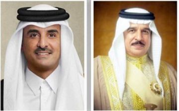 ملك البحرين وأمير قطر يبحثان تطورات المنطقة والعلاقات بين البلدين ملك البحرين وأمير قطر يبحثان تطورات المنطقة والعلاقات بين البلدين