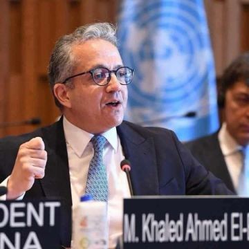 وزير التموين يهنئ الدكتور خالد العناني على فوزه التاريخي بمنصب مدير عام منظمة اليونسكو