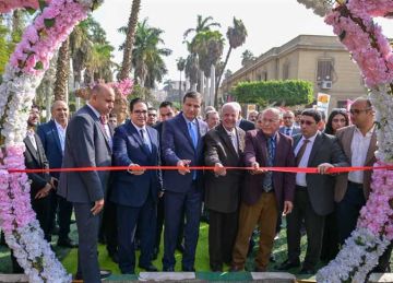 وزير الزراعة ورئيس جامعة القاهرة يفتتحان النسخة الأولى من معرض البساتين EXPO-2025