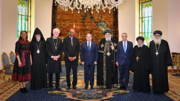 الرئيس السيسي يستقبل وفد مجلس الكنائس العالمي الرئيس السيسي يستقبل وفد مجلس الكنائس العالمي