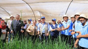 نائبة وزيرة التضامن تتابع تنفيذ مشروع تحسين الوضع الاجتماعي والاقتصادي والأمن الغذائي بالمنيا