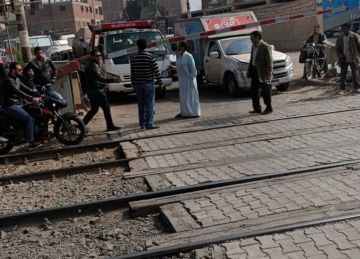 إغلاق مزلقان مدينة مغاغة البحري بالمنيا لمدة يومين إغلاق مزلقان مدينة مغاغة البحري بالمنيا لمدة يومين