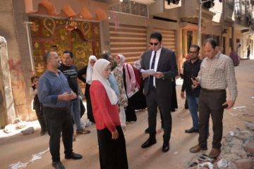 نائب محافظ الدقهلية يتفقد مشروعات الخطة الاستثمارية بحي شرق المنصورة