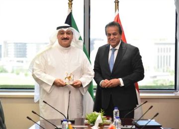 وزير الصحة يبحث مع نظيره الكويتي سبل تعزيز التعاون المشترك