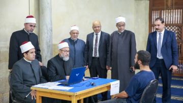 الجامع الأزهر يختتم فعاليات اختبارات مسابقة القرآن الكريم لذوي الهمم الجامع الأزهر يختتم فعاليات اختبارات مسابقة القرآن الكريم لذوي الهمم