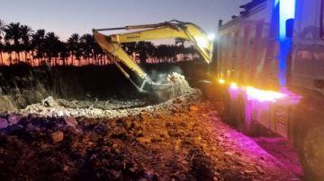 الدقهلية: إزالة في المهد للدور الرابع العلوي ومصادرة مواد البناء بقرية بساط