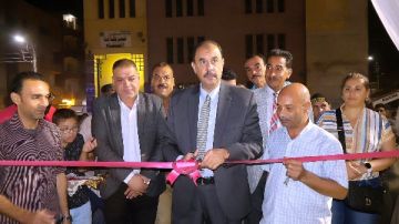 محافظ سوهاج يفتتح حديقة ميدان الشهداء العامة بالمنشاة