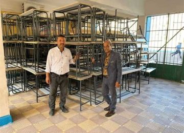 100 مقعد و80 مروحة.. رفع كفاءة الفصول بمدارس الإسماعيلية