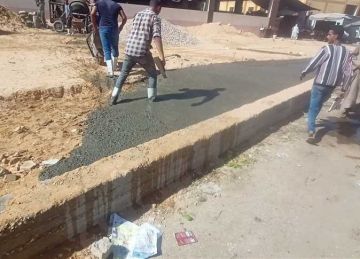 حملات مكثفة لرفع السوق العشوائية بسور الإدارة التعليمية بمدينة أبنوب