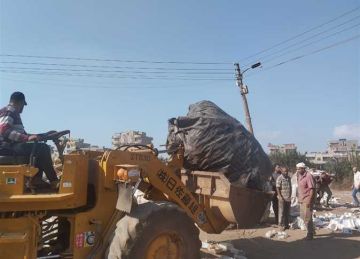 ضبط نفايات طبية وصلبة داخل مخزن مخالف بمدينة محلة دمنة في الدقهلية