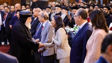 وزيرة التضامن تشهد الاحتفال بالعيد المئوي لتدشين كنيسة السيدة العذراء بالزيتون