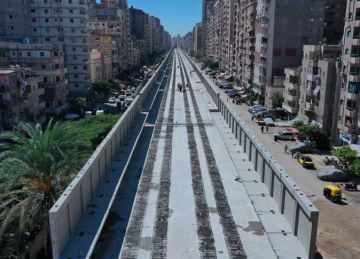 النقل تنشر أحدث تصوير جوي لأعمال مترو الإسكندرية (صور)  النقل تنشر أحدث تصوير جوي لأعمال مترو الإسكندرية (صور)