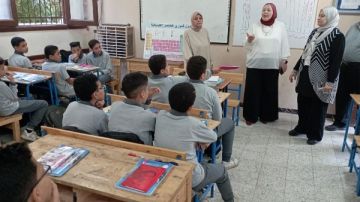 وكيل تعليم بني سويف تتابع سير الدراسة بمدرستي الخيرية الابتدائية والسادات الاعدادية وكيل تعليم بني سويف تتابع سير الدراسة بمدرستي الخيرية الابتدائية والسادات الاعدادية