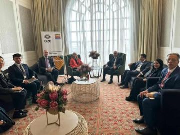 وفد مصر المشارك في مجموعة العشرين يعقد سلسلة من اللقاءات الثنائية مع عدد من الوزراء والمسئولين