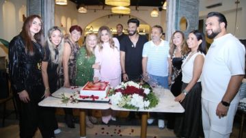 بوسي شلبي وإيهاب فهمي أبرز الحضور.. أمل رزق تحتفل بعيد ميلاد نهال عنبر