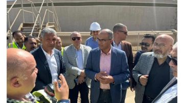 نائب وزير الإسكان يتفقد محطة معالجة الصرف الصحي بالجبل الأصفر نائب وزير الإسكان يتفقد محطة معالجة الصرف الصحي بالجبل الأصفر